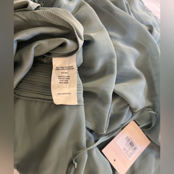 Birdy Grey Green Jumpsuit Wide-Leg High-Waisted - Picture 6 of 14